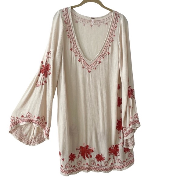 🩵RARE🩵Free people Skyfall long sleeve dress - Picture 7 of 11